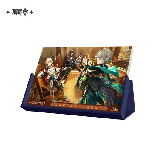 Genshin Impact 2024 Desk Calendar Gift Box