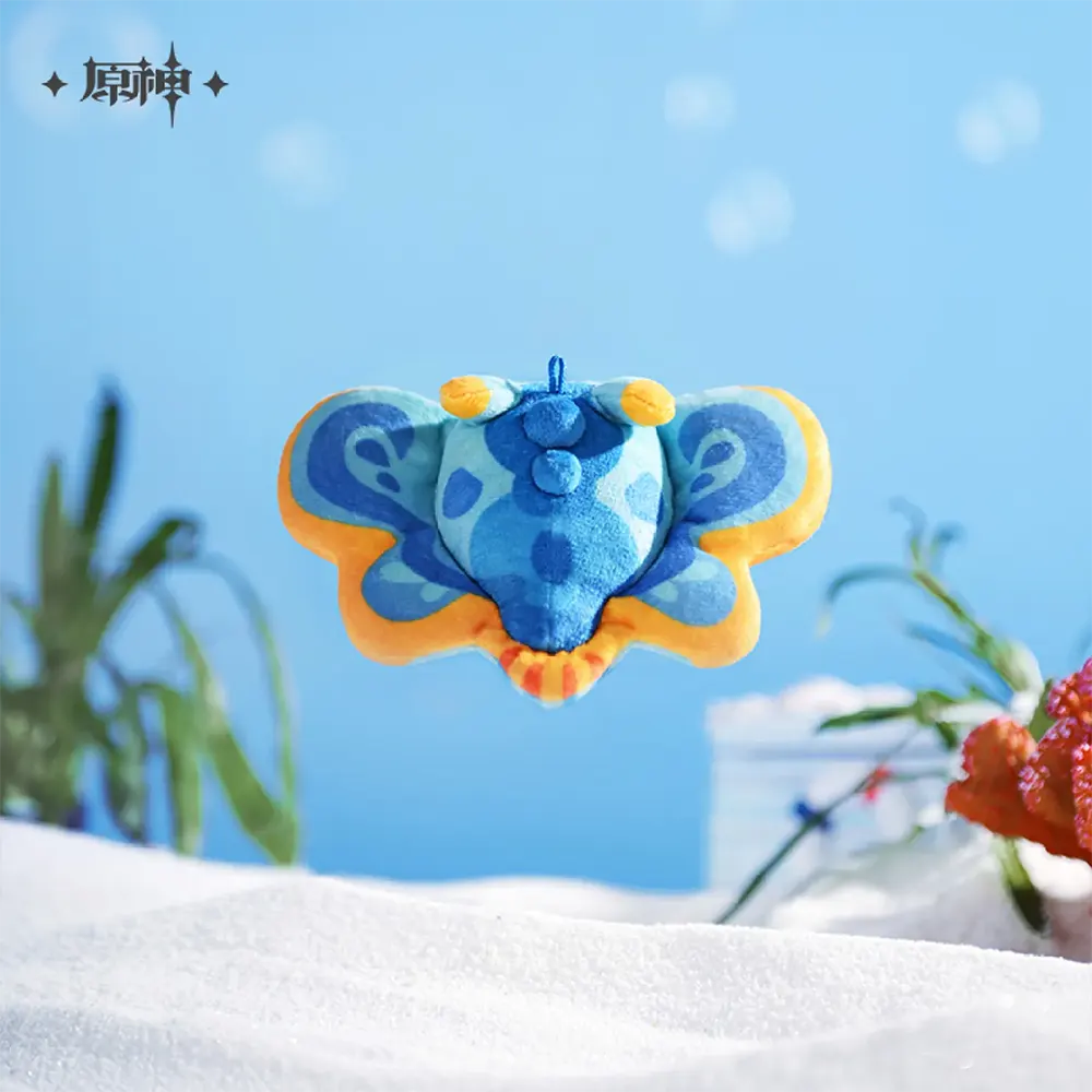 Genshin Impact Oceanid Theme Series Angel Seelie Plush Keychain