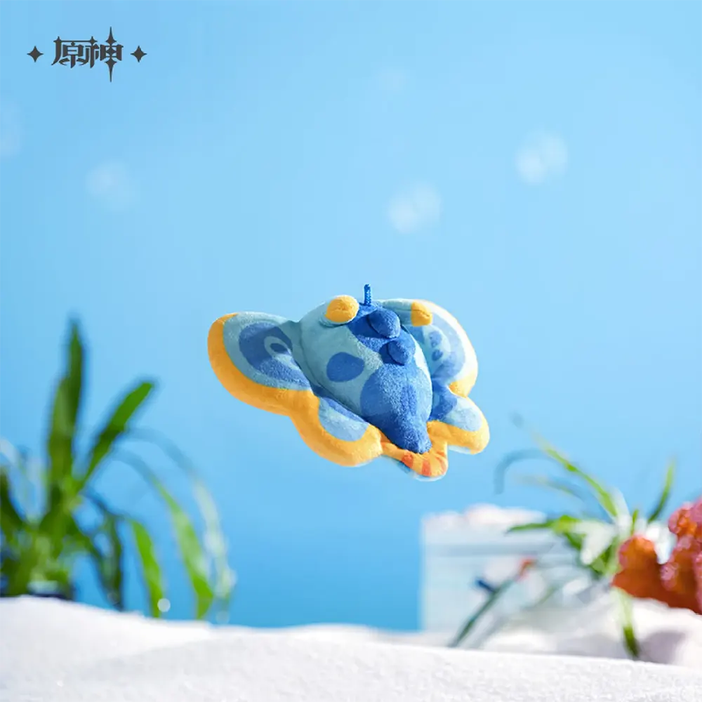 Genshin Impact Oceanid Theme Series Angel Seelie Plush Keychain