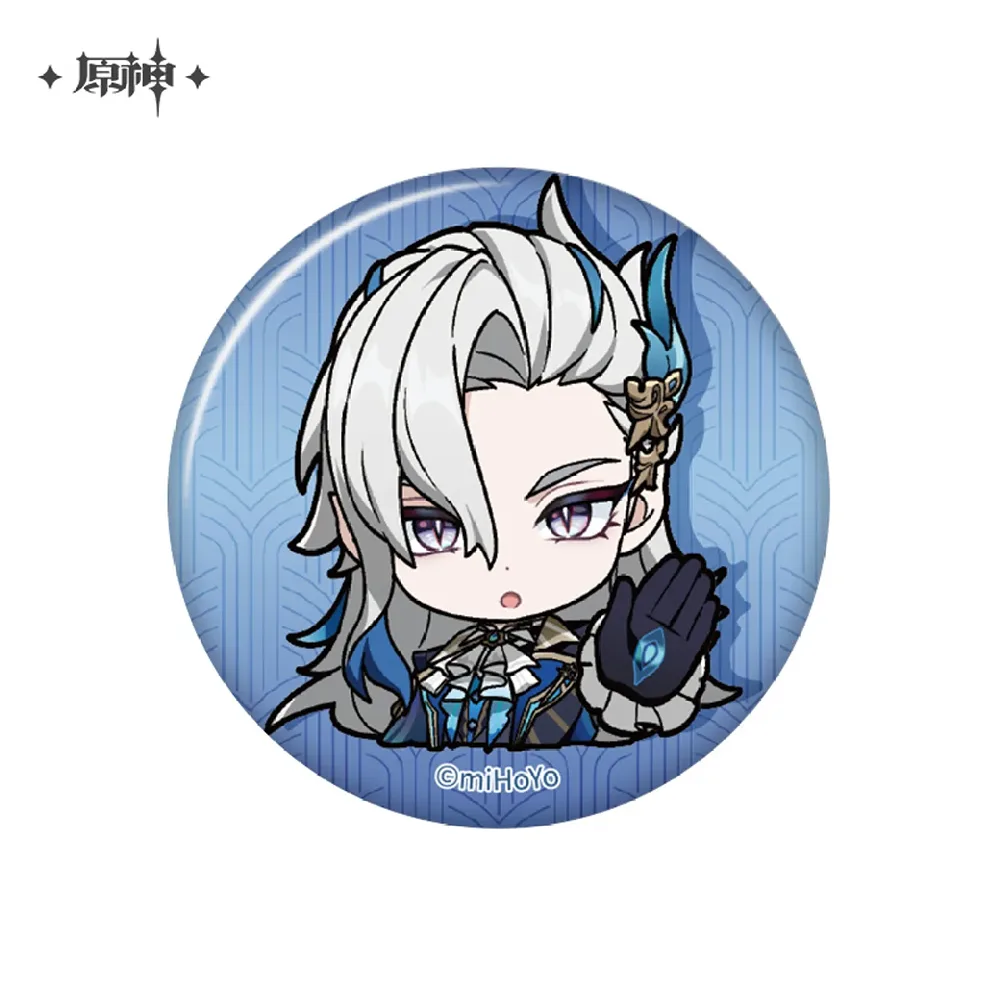 Genshin Impact Chibi Character Series Badge - Fontaine