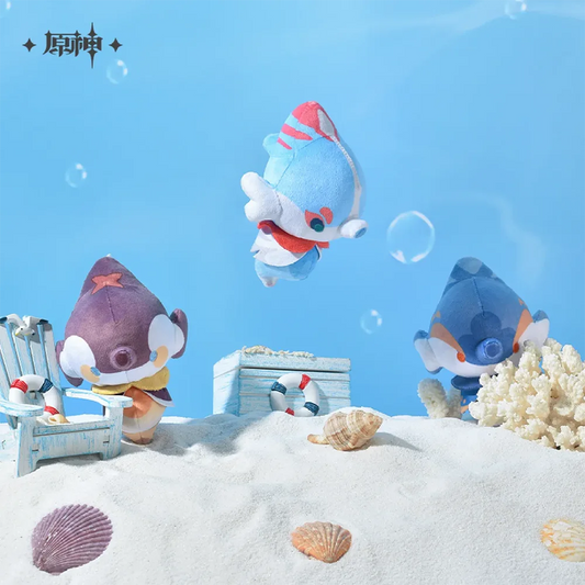 Genshin Impact Oceanid Theme Series Bubble Seahorse Plush Keychain