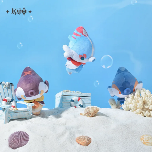 Genshin Impact Fontemer Aberrant Series Bubble Seahorse Plush Keychain