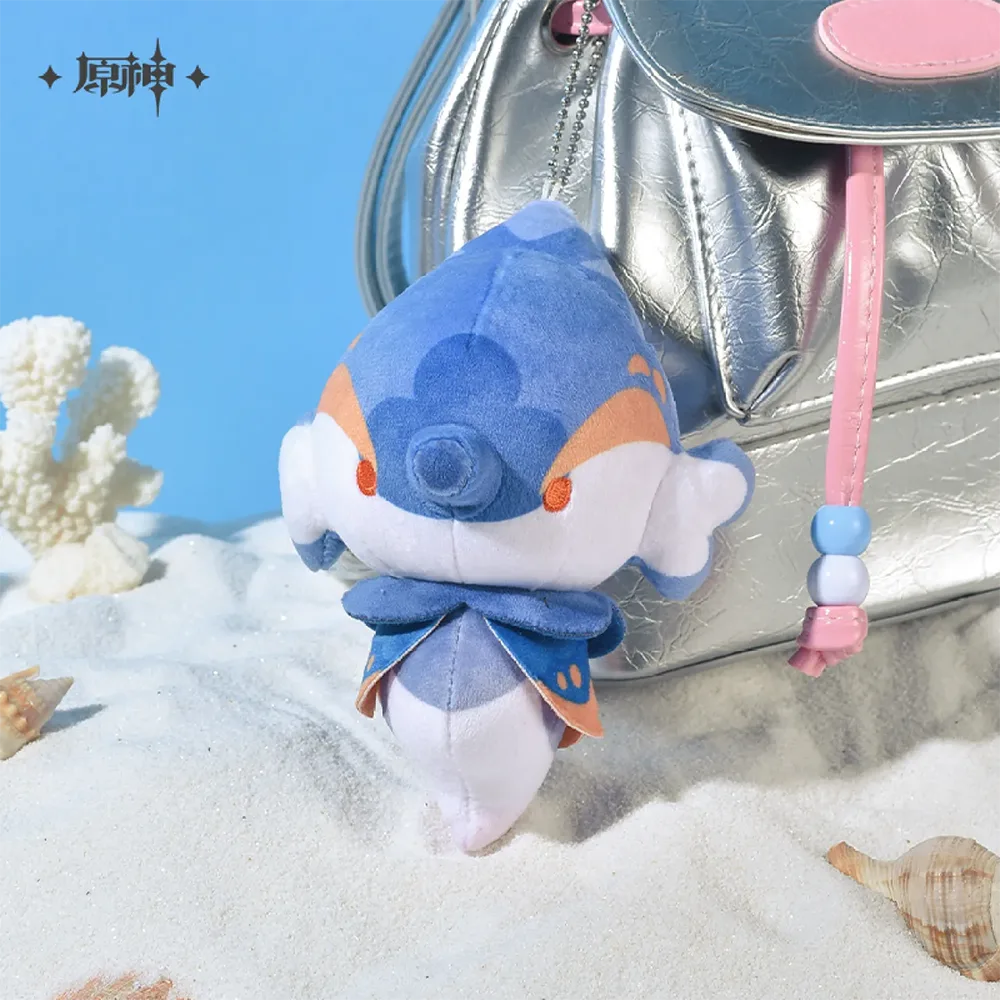 Genshin Impact Fontemer Aberrant Series Bubble Seahorse Plush Keychain