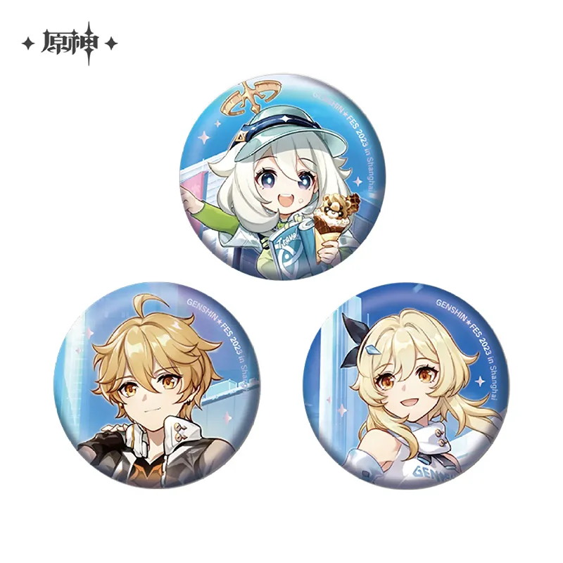 Genshin Impact 2023 Reunion Series: Badge / Thick Acrylic Display / Stamp Set / Acrylic Display Stand Set