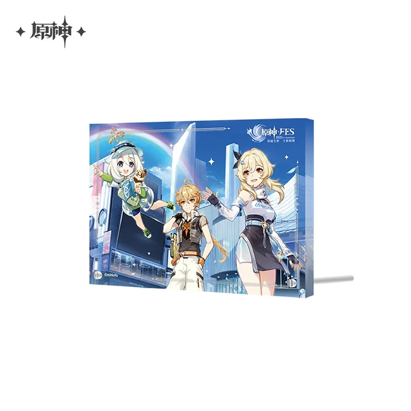 Genshin Impact 2023 Reunion Series: Badge / Thick Acrylic Display / Stamp Set / Acrylic Display Stand Set