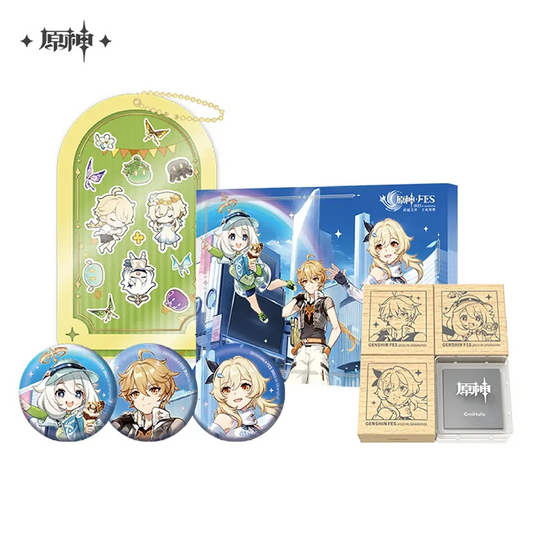 Genshin Impact 2023 Reunion Series: Badge / Thick Acrylic Display / Stamp Set / Acrylic Display Stand Set