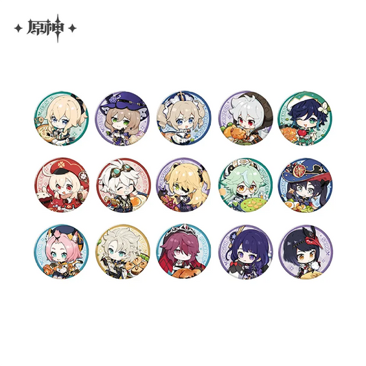 Genshin Impact Delicious Party Series Character Badge