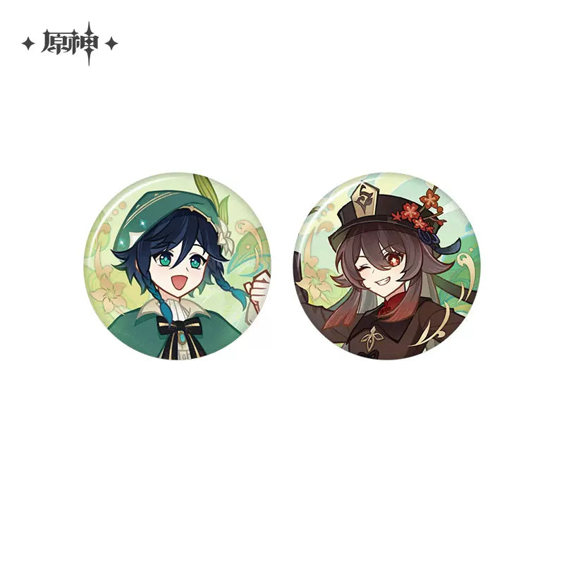 Genshin Impact Poetry of Swimming Series Badge / Keychain / Collectible Card