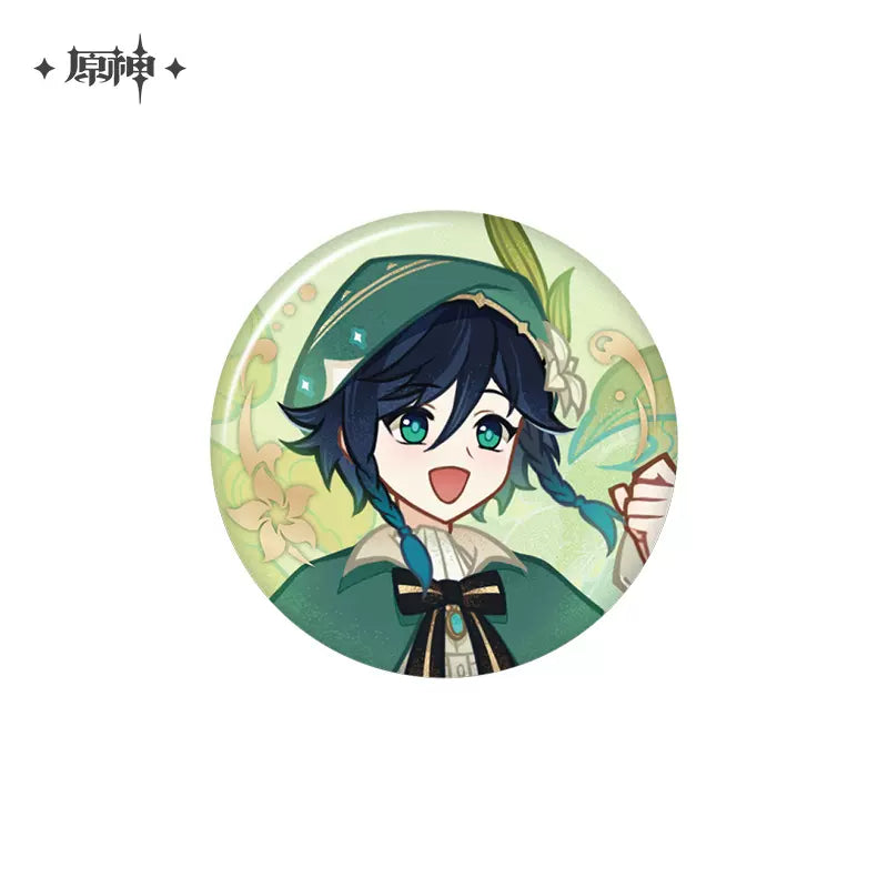 Genshin Impact Poetry of Swimming Series Badge / Keychain / Collectible Card