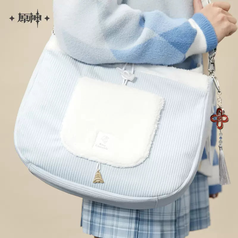 Genshin Impact Ganyu Theme Impressions Series Crossbody Bag