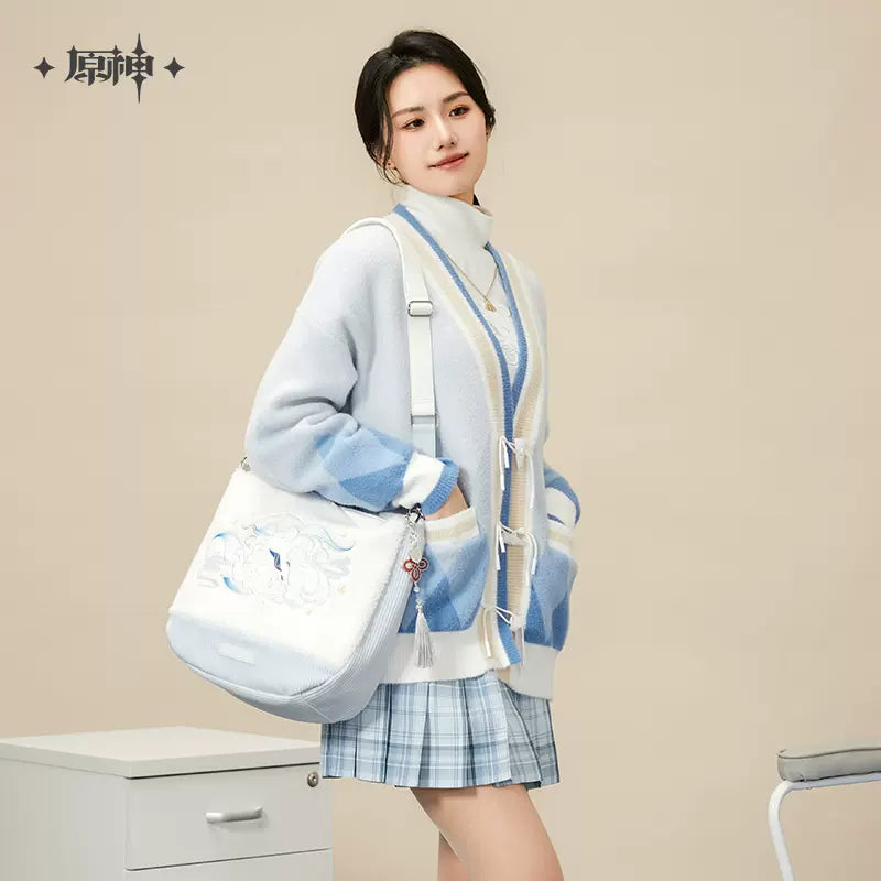 Genshin Impact Ganyu Theme Impressions Series Crossbody Bag