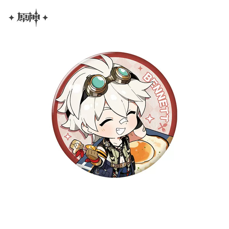 Genshin Impact Delicious Party Series Character Badge