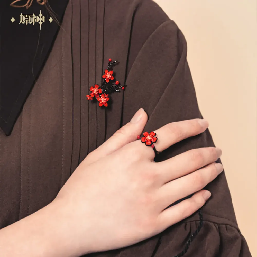 Genshin Impact Hu Tao Theme Impressions Series Brooch