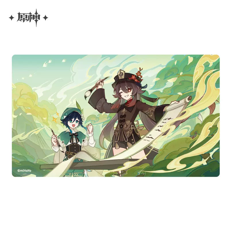 Genshin Impact Poetry of Swimming Series Badge / Keychain / Collectible Card