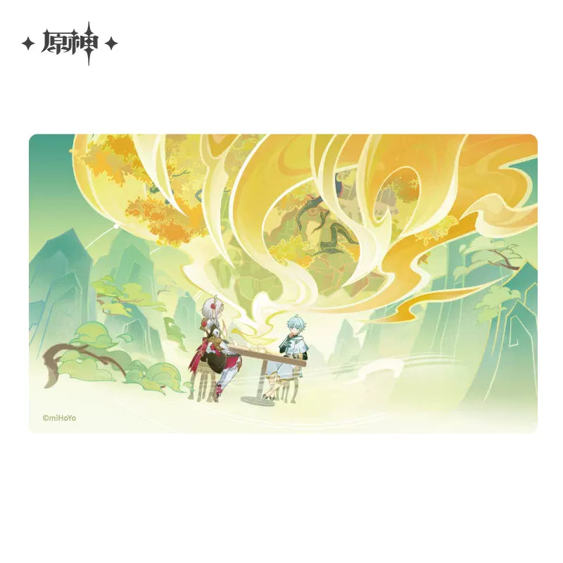 Genshin Impact Poetry of Swimming Series Badge / Keychain / Collectible Card