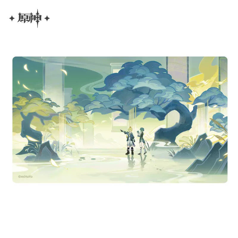 Genshin Impact Poetry of Swimming Series Badge / Keychain / Collectible Card