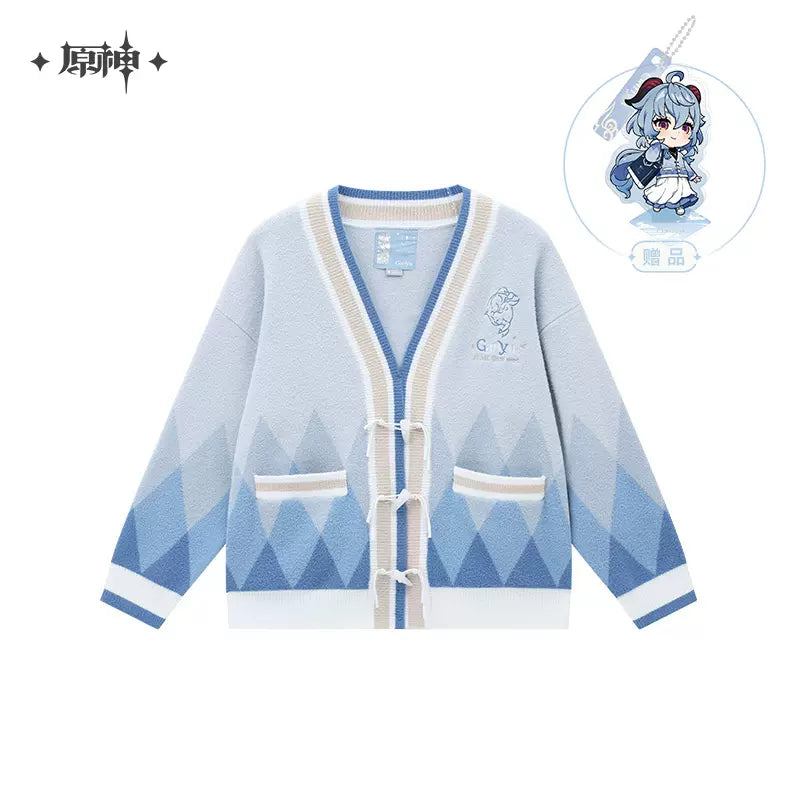 Genshin Impact Ganyu Theme Impressions Series Knit Cardigan