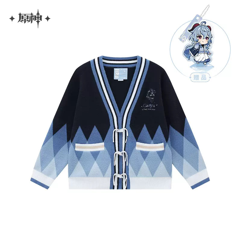 Genshin Impact Ganyu Theme Impressions Series Knit Cardigan