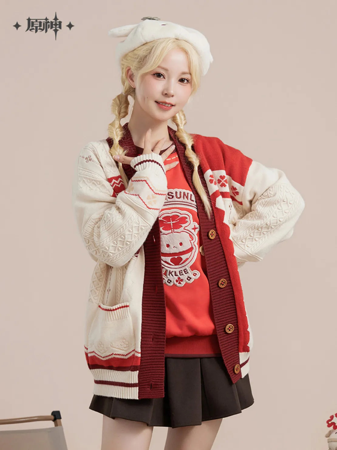 Genshin Impact Klee Theme Impressions Series Knit Cardigan