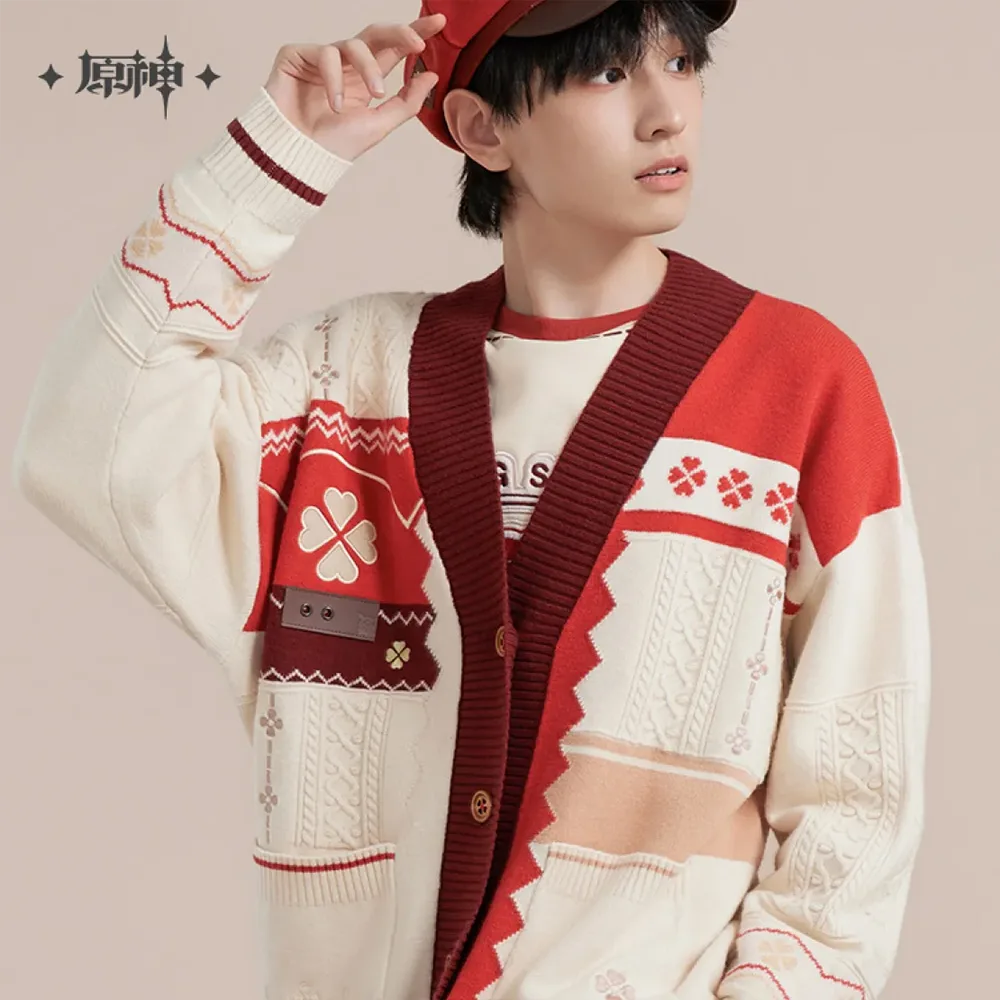 Genshin Impact Klee Theme Impressions Series Knit Cardigan