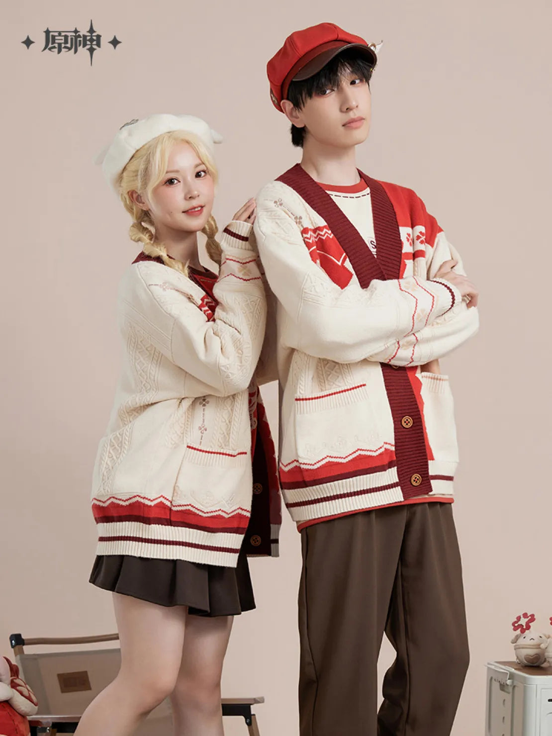 Genshin Impact Klee Theme Impressions Series Knit Cardigan