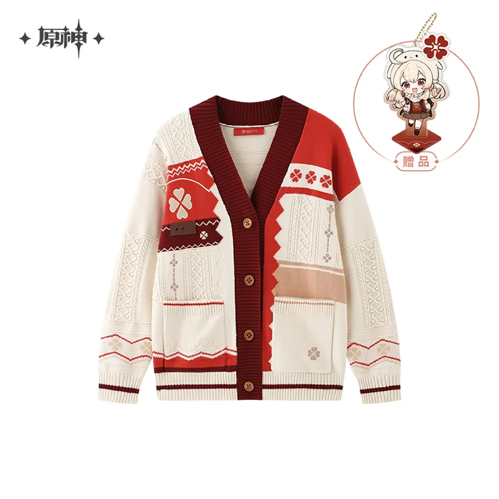 Genshin Impact Klee Theme Impressions Series Knit Cardigan