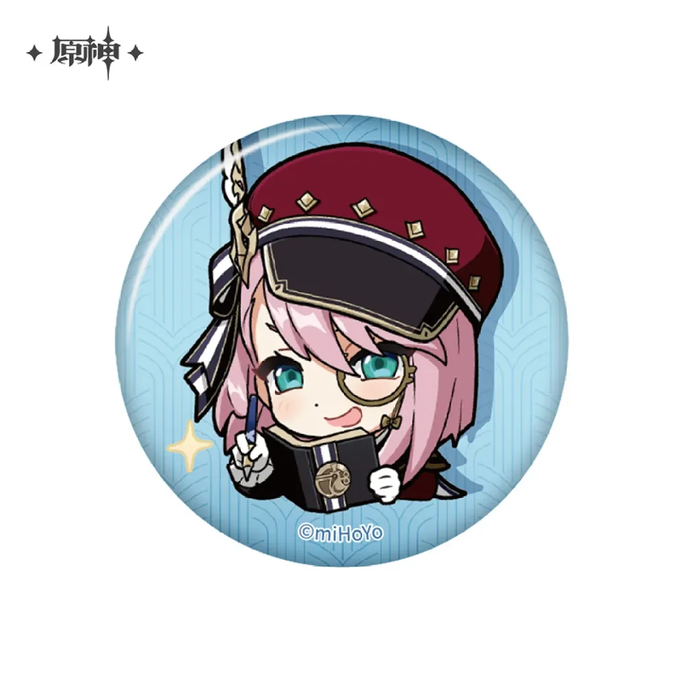 Genshin Impact Chibi Character Series Badge - Fontaine