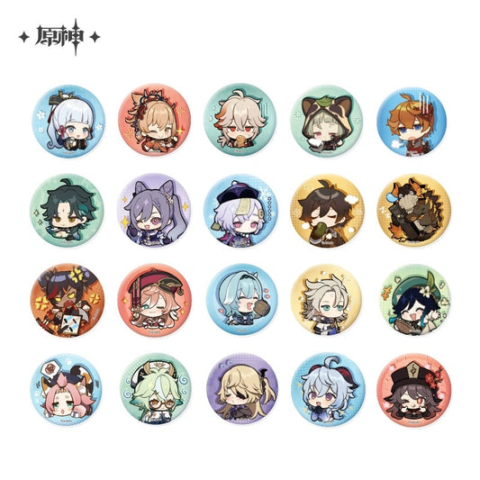 Genshin Impact Chibi Acrylic Badge