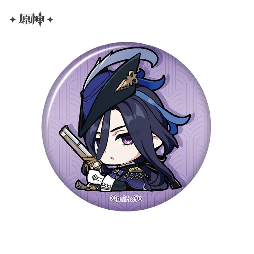 Genshin Impact Chibi Character Series Badge - Fontaine