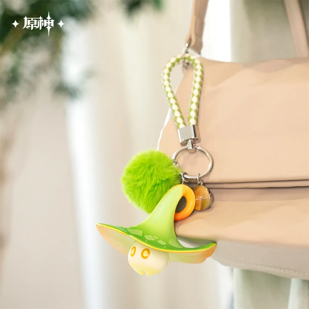 Genshin Impact Floating Dendro Fungus Keychain