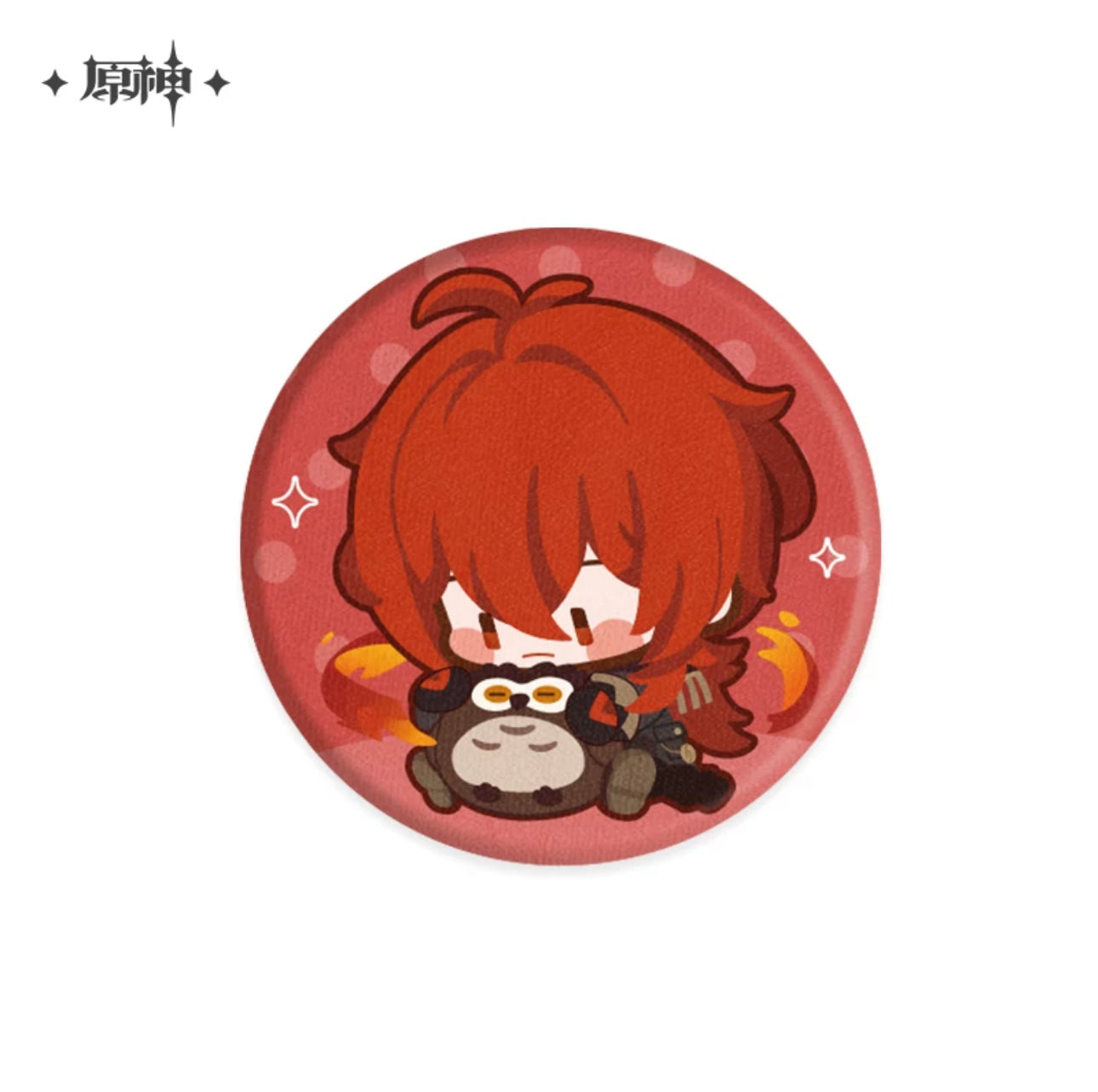 Genshin Impact Chibi Character Series Plush Badge