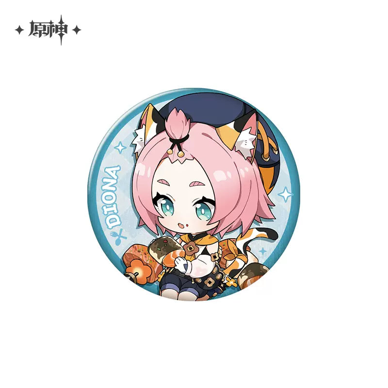 Genshin Impact Delicious Party Series Character Badge