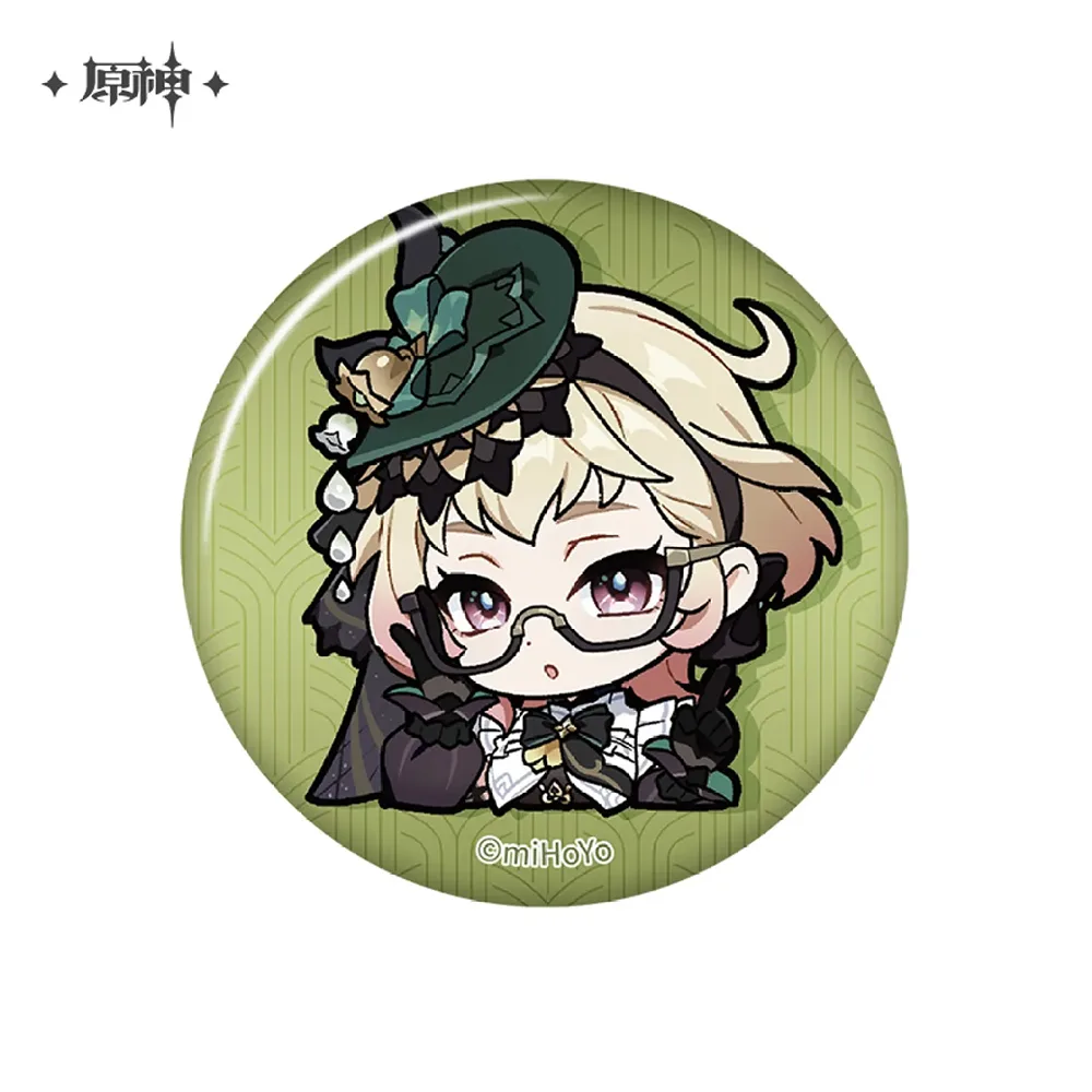 Genshin Impact Chibi Character Series Badge - Fontaine