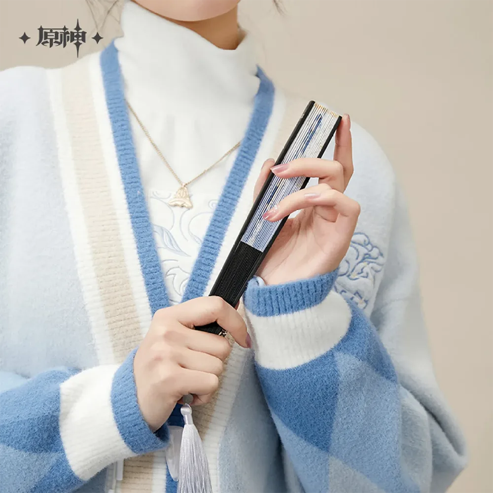 Genshin Impact Ganyu Theme Impressions Series Folding Fan