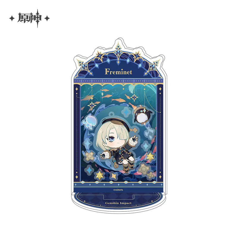 Genshin Impact Starlight Correspondence Series Acrylic Shaker Particle Combination Stand