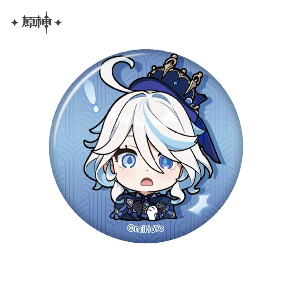 Genshin Impact Chibi Character Series Badge - Fontaine