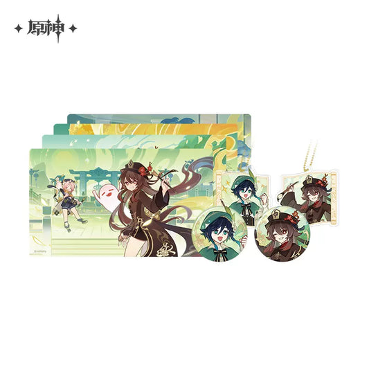 Genshin Impact Poetry of Swimming Series Badge / Keychain / Collectible Card