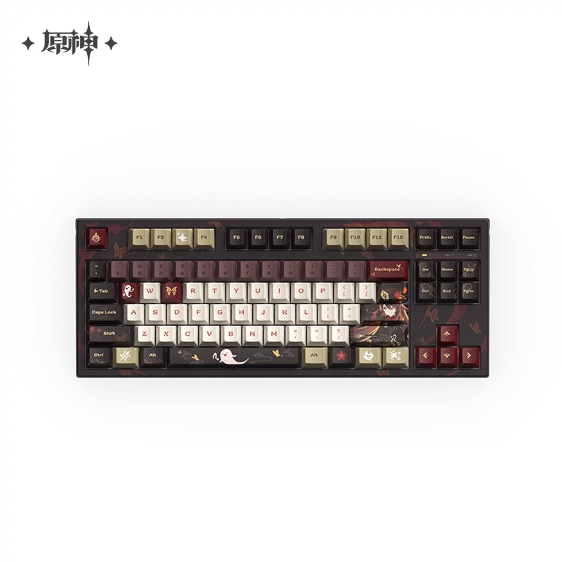 Genshin Impact Hu Tao Impression Theme Mechanical Keyboard