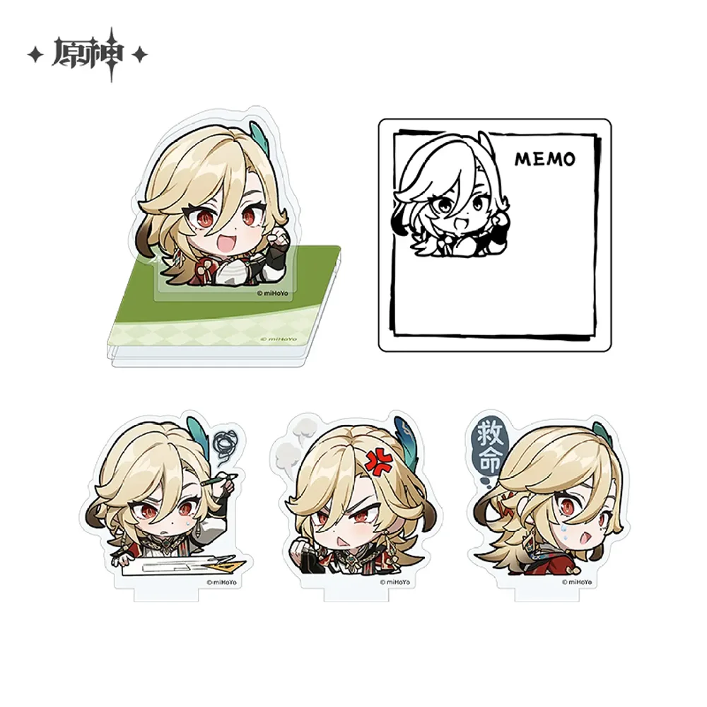 Genshin Impact Chibi Character Series Calendar Stamp Ornament