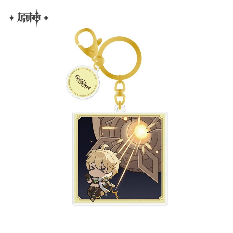 Genshin Impact Art Exhibition 2023 Series - Chibi Acrylic Keychain