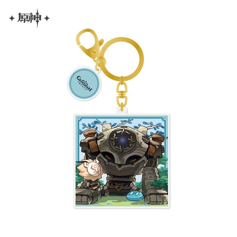 Genshin Impact Art Exhibition 2023 Series - Chibi Acrylic Keychain