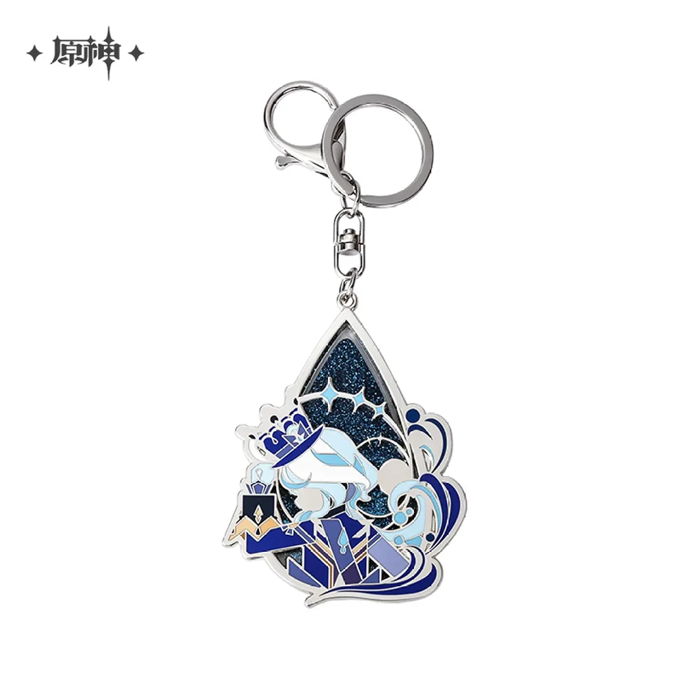 Genshin Impact Furina: Focus of the Stage Glitter Metal Keychain (Jun 2025)