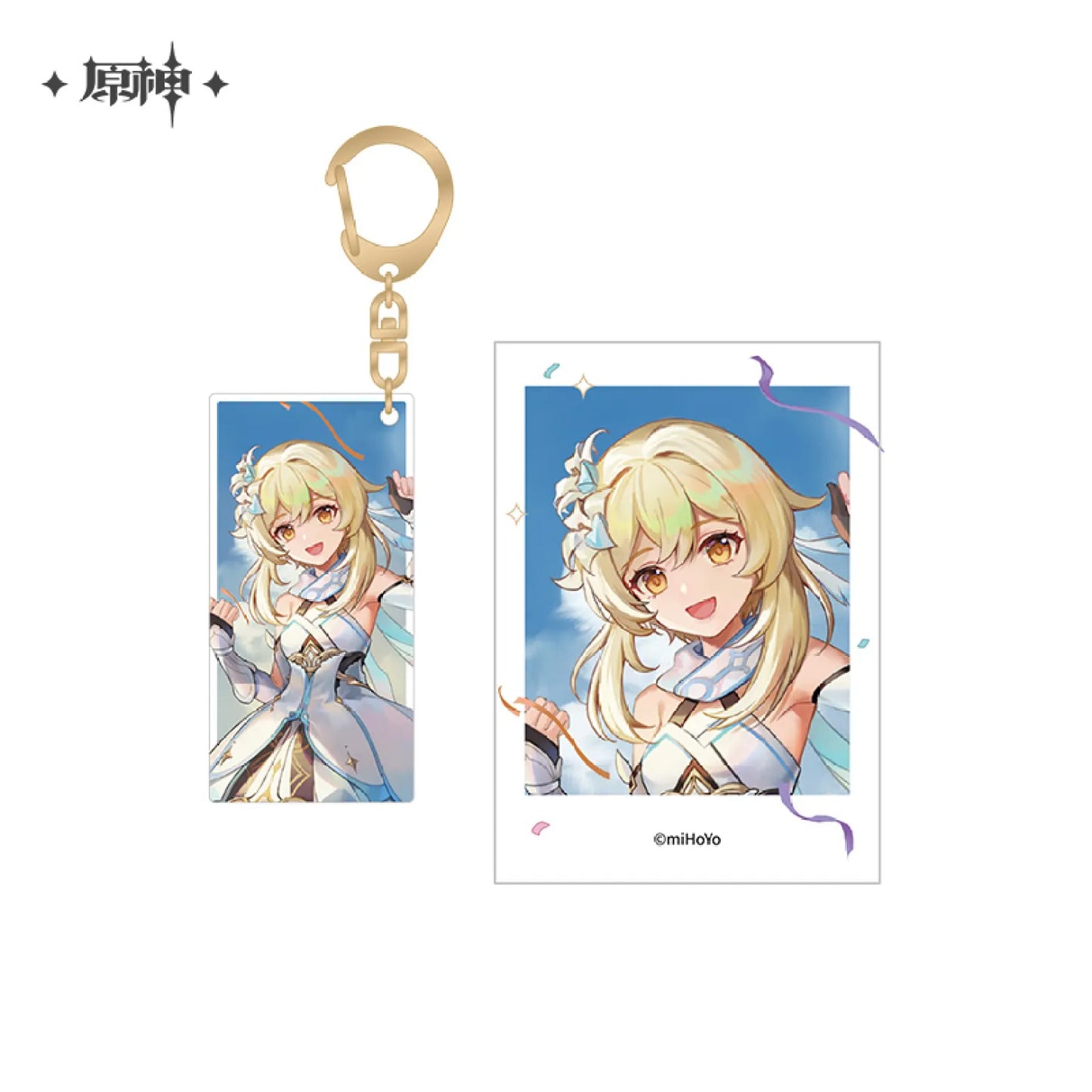 Genshin Impact 2023 Reunion Series: Polaroid & Acrylic Keychain Set