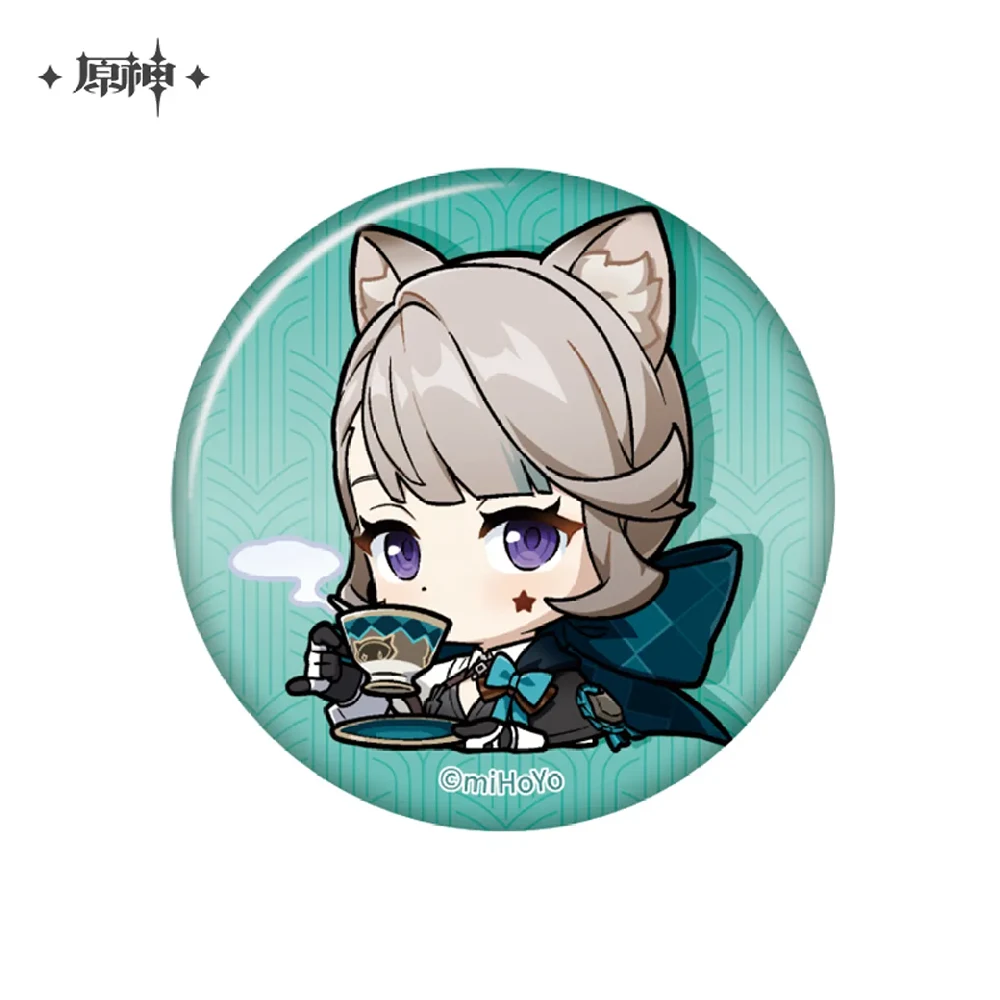 Genshin Impact Chibi Character Series Badge - Fontaine