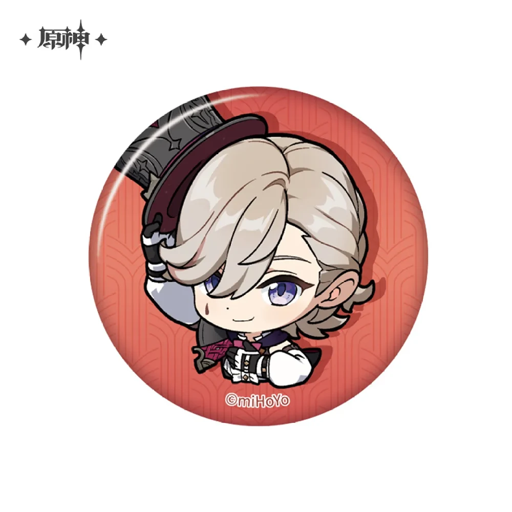 Genshin Impact Chibi Character Series Badge - Fontaine