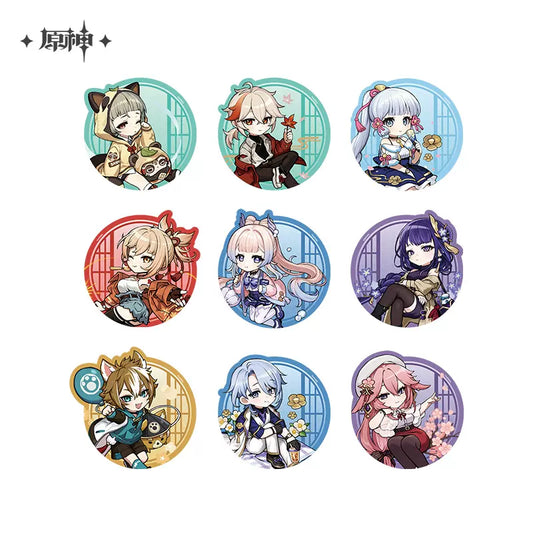 Genshin Impact Picnic Theme Series: Chibi Character Mouse Pad