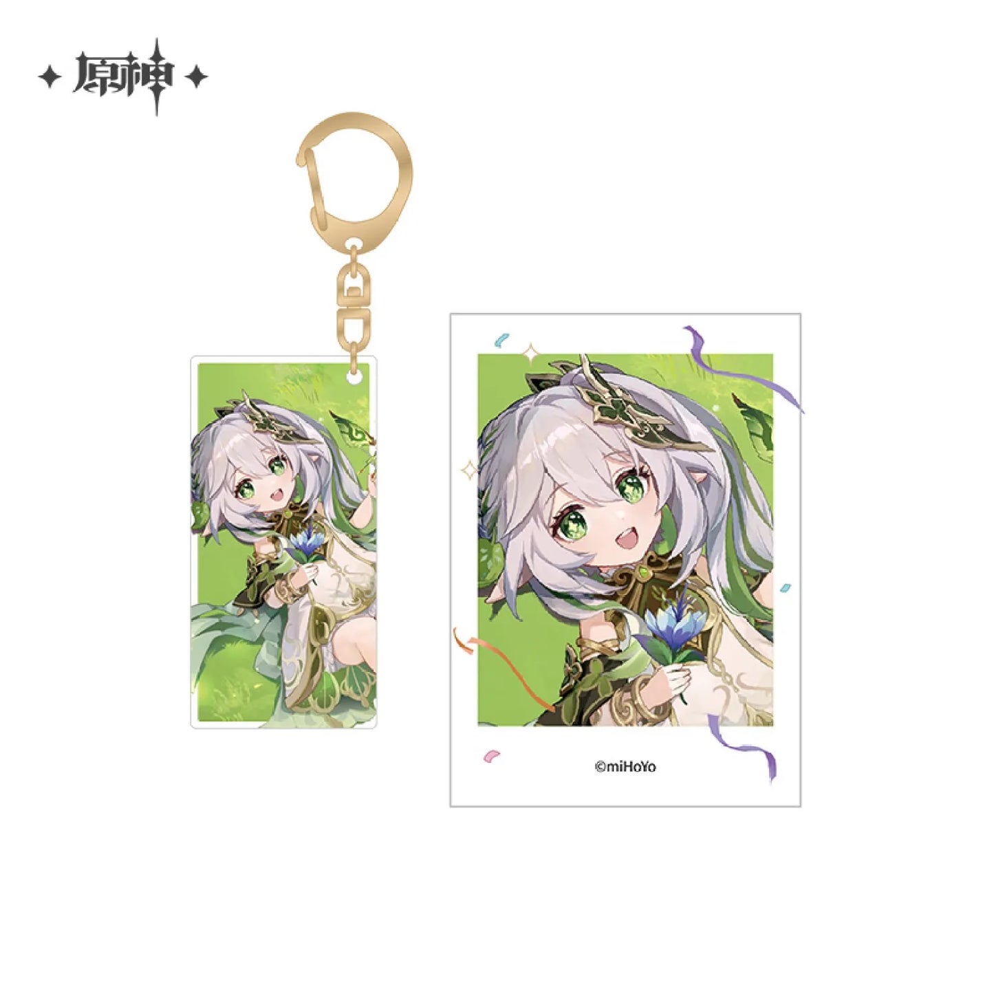 Genshin Impact 2023 Reunion Series: Polaroid & Acrylic Keychain Set