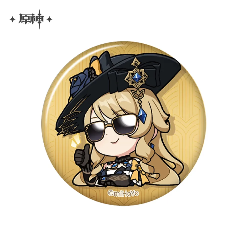 Genshin Impact Chibi Character Series Badge - Fontaine