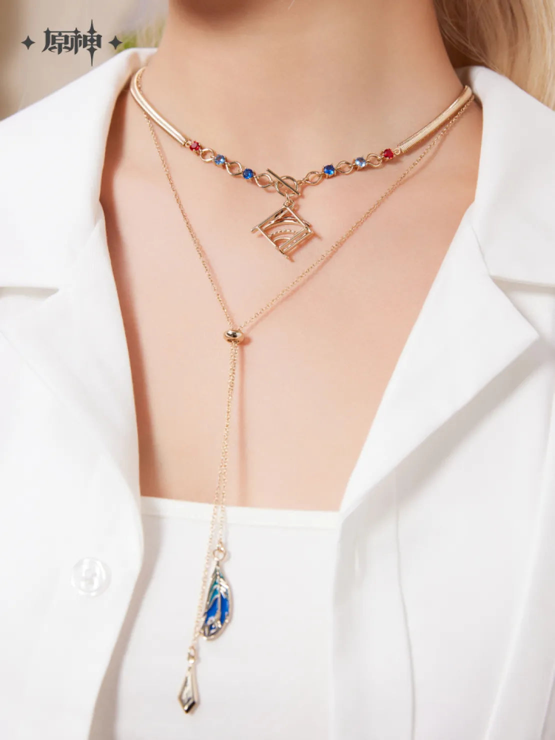 Genshin Impact Verdant Winds and Sandstorms Series Kaveh Impression Necklace / Ear Cuff