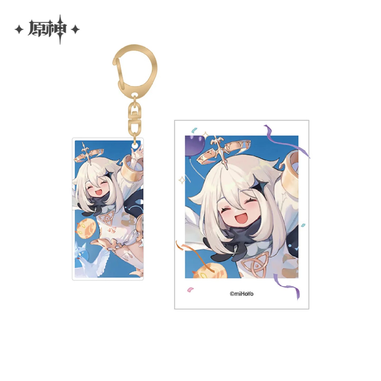 Genshin Impact 2023 Reunion Series: Polaroid & Acrylic Keychain Set